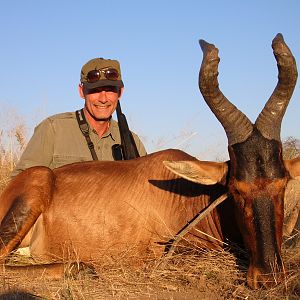 Hunting Red Hartebeest in Namibia