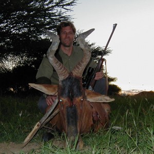 Hunting Red Hartebeest in Namibia