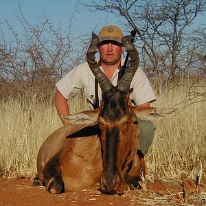 Hunting Red Hartebeest in Namibia