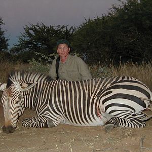 Hunting Hartmann's Mountain Zebra in Namibia