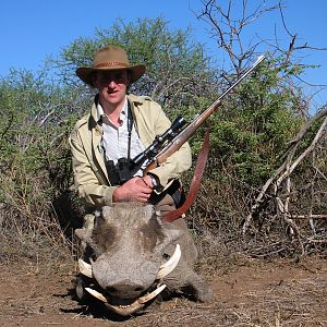 Hunting Warthog in Namibia