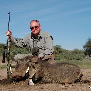 Hunting Warthog in Namibia