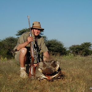 Hunting Warthog in Namibia