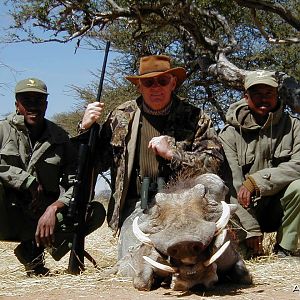 Hunting Warthog in Namibia