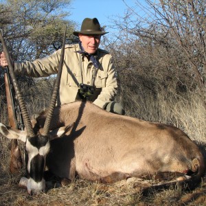 Hunting Gemsbok in Namibia