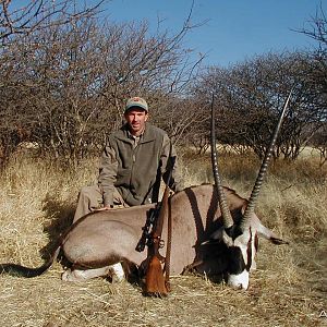 Hunting Gemsbok in Namibia