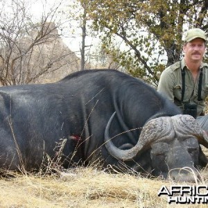 Buffalo hunted with SSG Safaris PH Nixon Dzingai