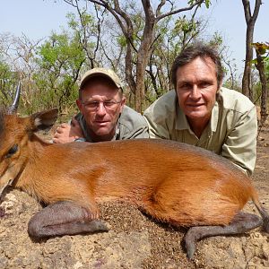 Big Red Flanked Duiker hunted in CAR