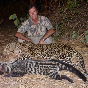 Leopard and Civet hunted in CAR