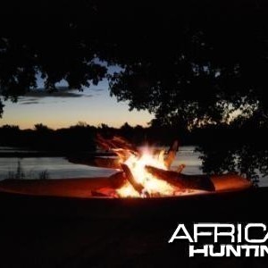 Campfire on the Limpopo River