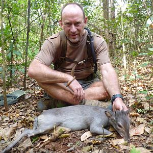 Blue Duiker hunt in CAR