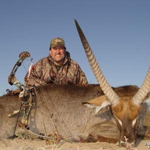 Bowhunting Waterbuck with Wintershoek Johnny Vivier Safaris in South Africa