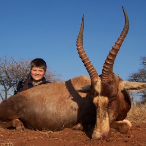 Hunting Blesbuck with Wintershoek Johnny Vivier Safaris in SA