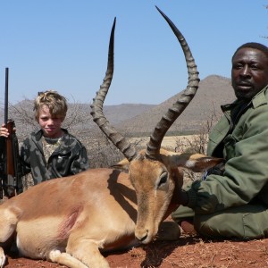 Hunting Impala with Wintershoek Johnny Vivier Safaris in SA