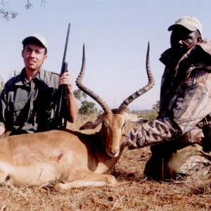 Hunting Impala with Wintershoek Johnny Vivier Safaris in SA