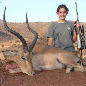 Hunting Impala with Wintershoek Johnny Vivier Safaris in SA