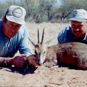 Hunting Grey Duiker with Wintershoek Johnny Vivier Safaris in SA