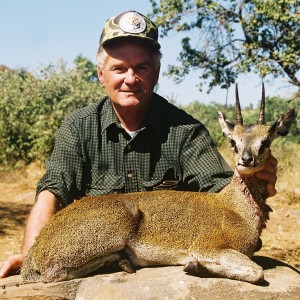 Hunting Klipspringer with Wintershoek Johnny Vivier Safaris in SA