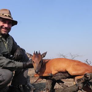 Hunting Red Duiker with Wintershoek Johnny Vivier Safaris in SA