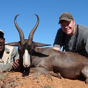Hunting Black Springbuck with Wintershoek Johnny Vivier Safaris in SA
