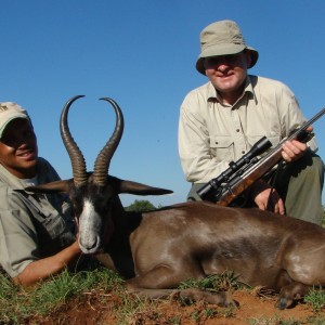 Hunting Black Springbuck with Wintershoek Johnny Vivier Safaris in SA