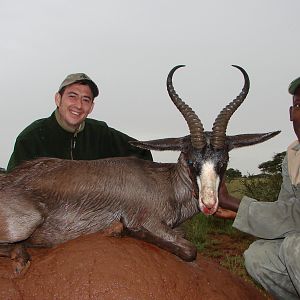 Hunting Black Springbuck with Wintershoek Johnny Vivier Safaris in SA