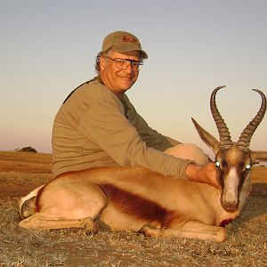 Hunting Copper Springbuck with Wintershoek Johnny Vivier Safaris in SA