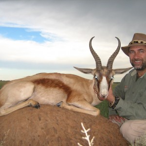 Hunting Copper Springbuck with Wintershoek Johnny Vivier Safaris in SA