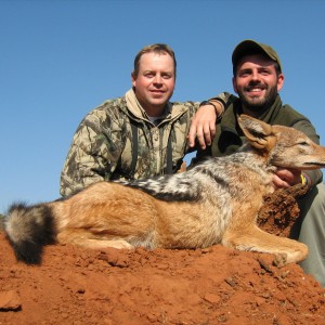 Hunting Jackal with Wintershoek Johnny Vivier Safaris in SA