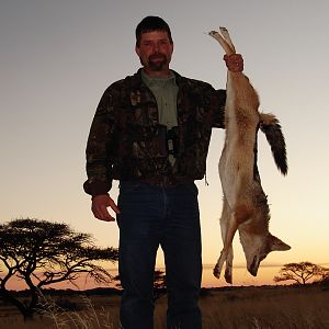 Hunting Jackal with Wintershoek Johnny Vivier Safaris in SA
