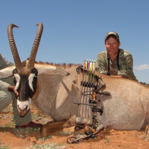 Bowhunting Roan with Wintershoek Johnny Vivier Safaris in SA