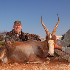 Hunting Blesbok with Wintershoek Johnny Vivier Safaris in SA