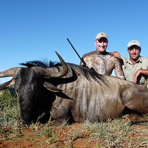 Hunting Blue Wildebeest with Wintershoek Johnny Vivier Safaris in SA