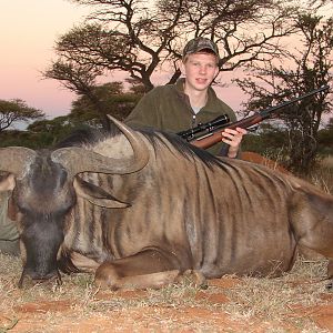 Hunting Blue Wildebeest with Wintershoek Johnny Vivier Safaris in SA