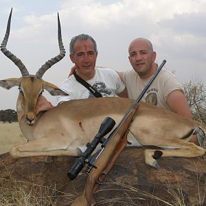 Hunting Impala with Wintershoek Johnny Vivier Safaris in SA