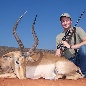 Hunting Impala with Wintershoek Johnny Vivier Safaris in SA