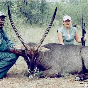 Hunting Waterbuck with Wintershoek Johnny Vivier Safaris in SA