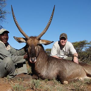 Hunting Waterbuck with Wintershoek Johnny Vivier Safaris in SA