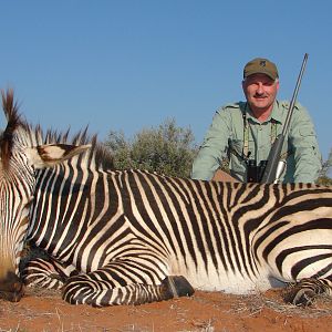 Hunting Mountain Zebra with Wintershoek Johnny Vivier Safaris in SA