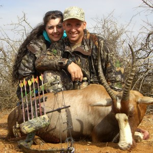 Bowhunting Blesbok