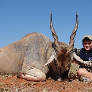 Hunting Eland with Wintershoek Johnny Vivier Safaris in SA