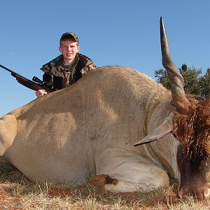 Hunting Eland with Wintershoek Johnny Vivier Safaris in SA