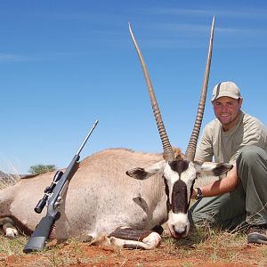 Hunting Gemsbuck with Wintershoek Johnny Vivier Safaris in SA