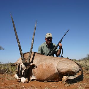 Hunting Gemsbuck with Wintershoek Johnny Vivier Safaris in SA