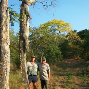 15.75 Ft Croc hunted with Nhenda Safaris Mozambique