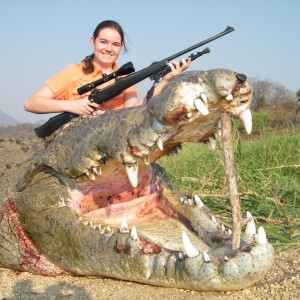 Monster Croc hunted in Mozambique