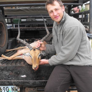 My bro and his sweet, last day Impala ram!