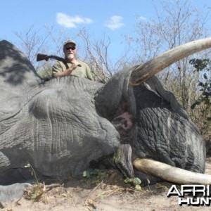 Elephant Hunt in the Caprivi, Namibia