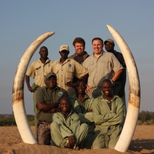 2009 Mahenye Elephant with Zambezi Hunters PH Johnny Hulme