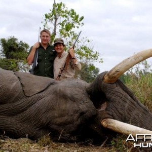 Myself and Joao with his 55lb'er